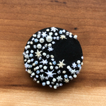 ビーズ刺繍（ヘアゴム/ブローチ）
