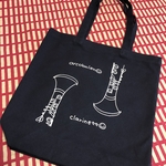 クラリネットトートバッグ ネイビー fanfare55 arcobaleno