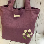 ふんわりお花のトートバッグ