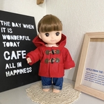 赤いダッフルコート アウター＊メルちゃん ソランちゃんの服＊