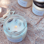 6月25日full moonday発送分　満月・新月sea salt soy  candleセット　浄化キャンドル　アロマキャンドル　ソイキャンドル　精油　