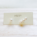 スワロフスキーパールピアス yuri