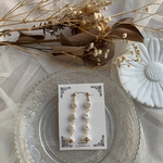 SALE【10/10販売】お花×変形パール