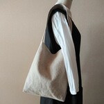 【SALE】30％OFF☆シンプル＊やわらかラミーリネン＊Ｓ＊ワンハンドルバッグ