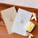 手づくりくまさん　消しゴムはんこ