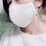 ★再再再再再再販★＊秋冬用＊ベージュナチュラル立体マスク＊アジャスターゴムベージュ＊調整可能＊オーガニックダブルガーゼ＊耳が痛くなりにくい＊