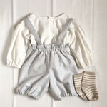 【NEW】フランネルのかぼちゃパンツサロペット☆ベビー服 女の子 男の子 80サイズ 1歳