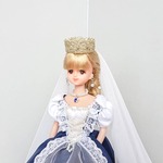 ジェニードレス エリザベート 白×紺のハンガリー風ドレス