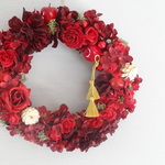 ご予約品　「紅リース」