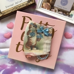 【一点物】おすましキャット柄布マスク