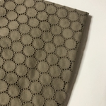 刺繍生地　茶色