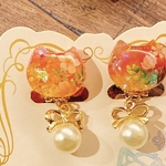 にゃんこのイヤリング桜ver.