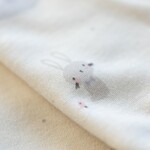 うさぎとゾウのスムース生地150cm×50cm