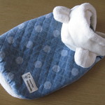 【hinasaku様オーダー品】 耳付きパーカー (ブルードット)