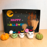ハロウィンがやってくる〜！👻🎃＊羊毛フェルト🍭🍎🍇