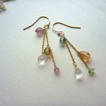 SALE!!　7ｗａｙ以上トルマリンピアス（14ｋｇｆ）