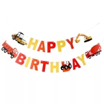 602はたらく車ガーランドお祝い飾り男の子お誕生日お祝い