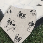 秋冬マスク　コットン×ガーゼ  立体マスク　キッズ　大人用　フレンチブルドッグ　犬