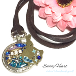 【レジン 懐中時計 シンデレラ ペンダント】レジンネックレス レジンキーホルダー