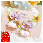 ふあふあマシュマロ ピアス/イヤリング