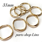 10個　31mm リングチャーム 