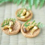 秋の収穫祭　松茸　ミニチュア