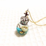 511-13 Magnesite Turquoise オルゴナイトペンダント◎艶　*.:★ orgonite ★:.* 