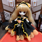 【オビツ11】ハロウィンカラーのドレスセット<オレンジ>