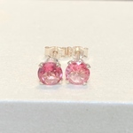 ˚✧₊⁎天然ピンクトパーズ　14kgf  天然石ピアス⁺˳✧༚