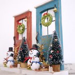 雪だるまのクリスマスドア（2）