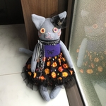 ソックモンキー　☆ ソックキャット ☆ ハロウィンのおすまし猫さん