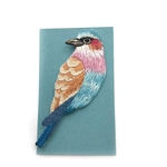 sale！鳥　刺繍ブローチ 