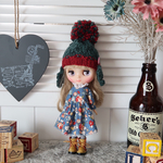＊ミディブライス＊のんびりワンピース＊２点セット＊10113＊blythe outfit＊アウトフィット＊