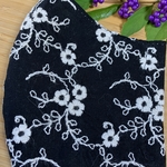 🍁秋にお勧め🌸刺繍生地お洒落マスク🌸
