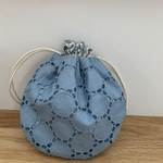 ハンドメイド　コロンとプチ巾着　サークルレース