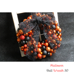 送料無料＊Halloween Ball Wreath 30