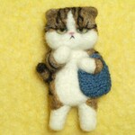 猫ブローチ・晩御飯が決まらない