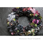＜Order＞Halloween Black Wreath 45cm
