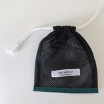 pouch-B/B《【green】》中身が透けてかわいいポーチ　巾着　緑