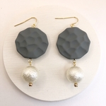 ３００円サンキューセールピアス( ＾∀＾)グレー★