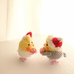 オカメインコのあみぐるみクリスマスver.