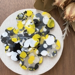 6pcs Handmade* 資材 B-682 multi flower pendant