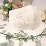 【大復活‼︎】お花の立体🌼、ケミカルレースマスク　【二重マスクOK👌】