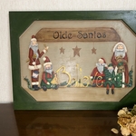 トールペイント：クリスマスのサンタプレート