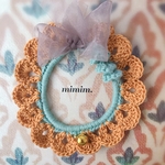 Pumpkin＊*natural フリルレース首輪☆＊* [f009]