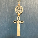 精麻ペンダント総角結び(人形)