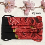 標準size 切替ﾌﾟﾘｰﾂﾏｽｸ　薔薇🌹