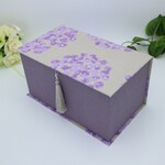 オシャレに収納！カルトナージュ　マスクボックス（紫陽花）