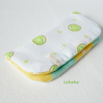 🥝 キウイ 🥝 ふわっふわの8重ガーゼ ハンカチ 20cm 