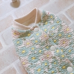 再販🌸 犬服SS デイジー ミント バックオープン(背中開き)✨送料無料✨